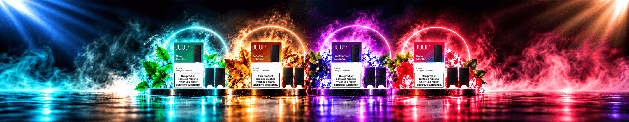 JUUL2 brand banner