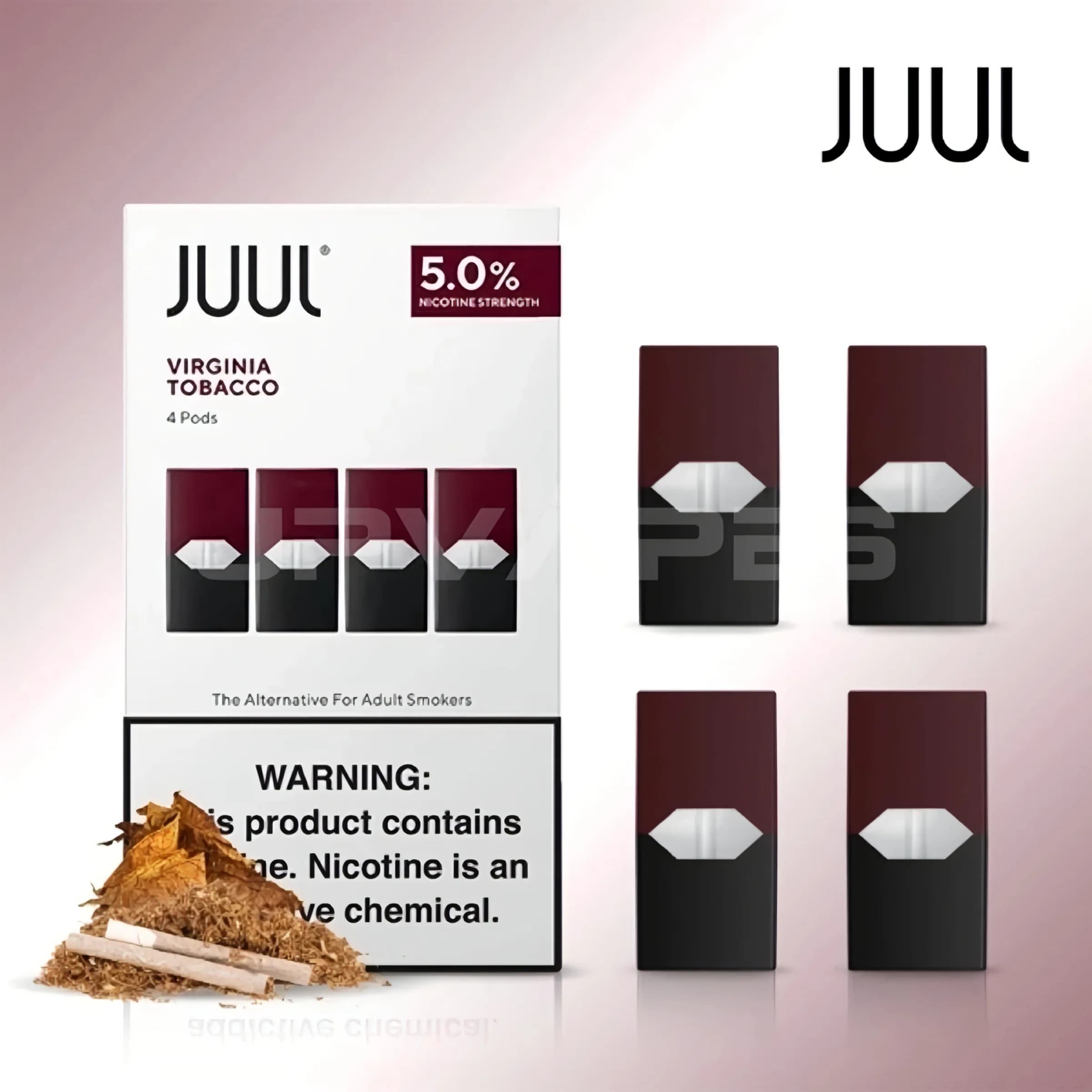 JUUL Pods バージニアタバコ 5（4個入り）