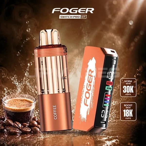 Foger Switchプロキット – コーヒー 30K パフ（デバイス＋ポッド）